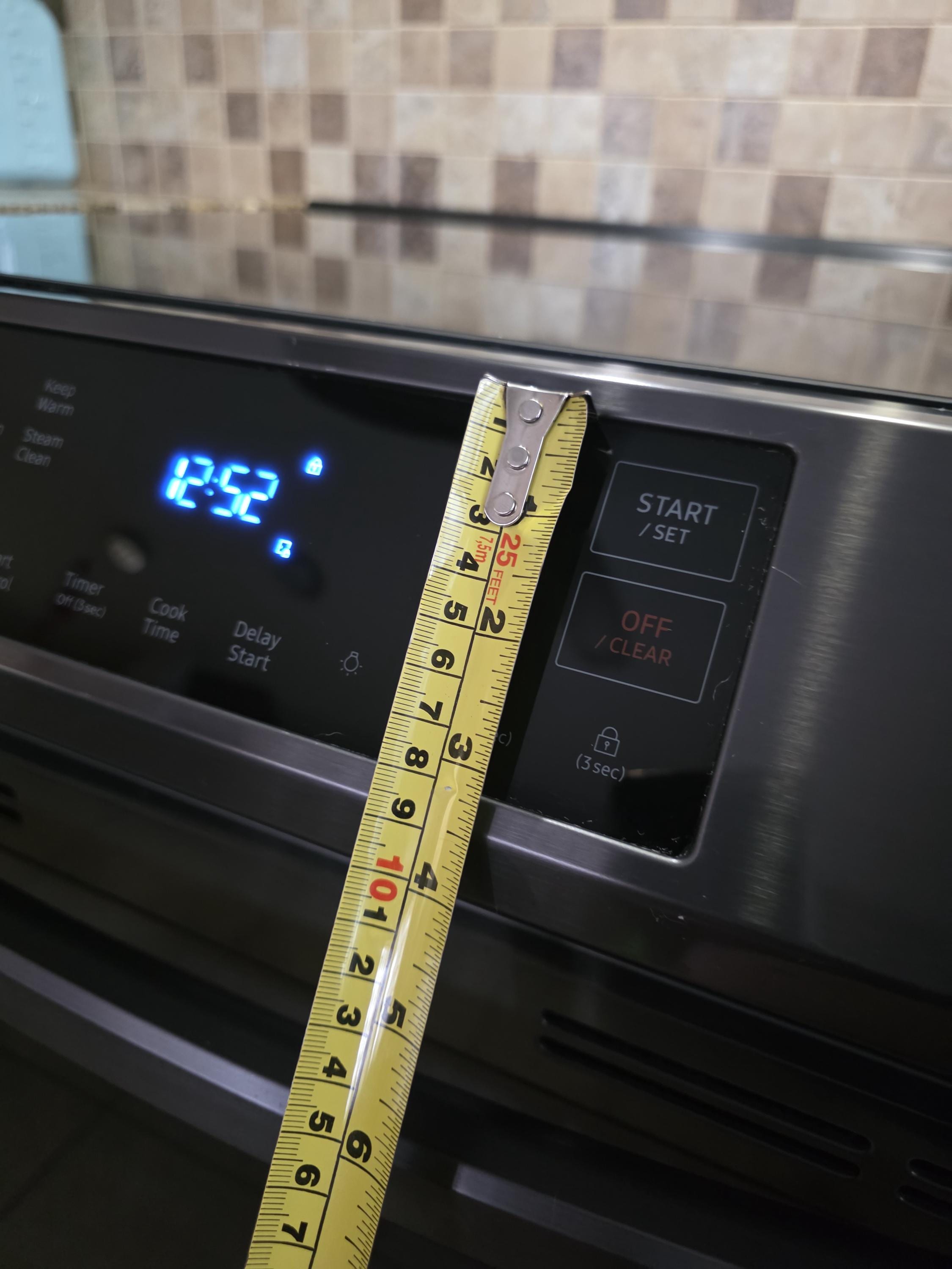 Magnetic Stove Control Panel Cover With Clock Cutout & Acrylic Window ...