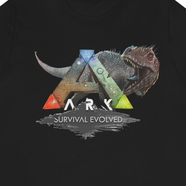 Ark: Survival Evolved Carcharodontosaurus Unisex Dinosaur Logo Tee