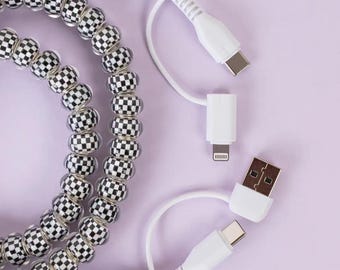 Checkered 4 in 1 phone charger