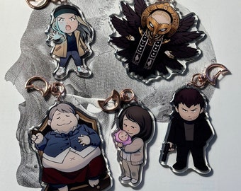 バイオハザード　カプコンカフェ　アクリルキーホルダー　ウェスカー　クレア バイオハザード カプコンカフェ アクリルキーホルダー ウェスカー