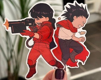 Autocollants en vinyle AKIRA 3,5 pouces