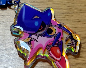 Metal Sonic 3in Acrylic Charm