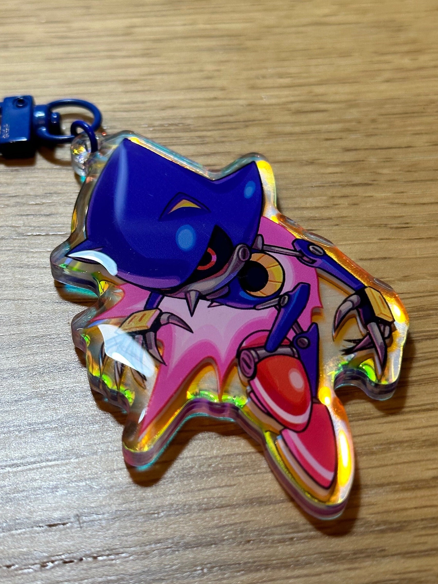 Metal sonic keychain - Etsy 日本