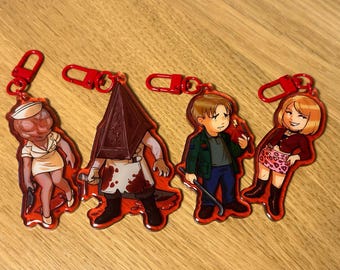 Silent Hill 2 Keychain, Lake View Hotel 312 Keyring, Horror Game