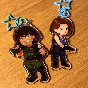 Resident Evil 3 Remake 3-inch Acrylic Charm Keychain Keyring