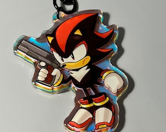 シャドウ・ザ・ヘッジホッグ 3.5インチ ビッグアクリルキーホルダー