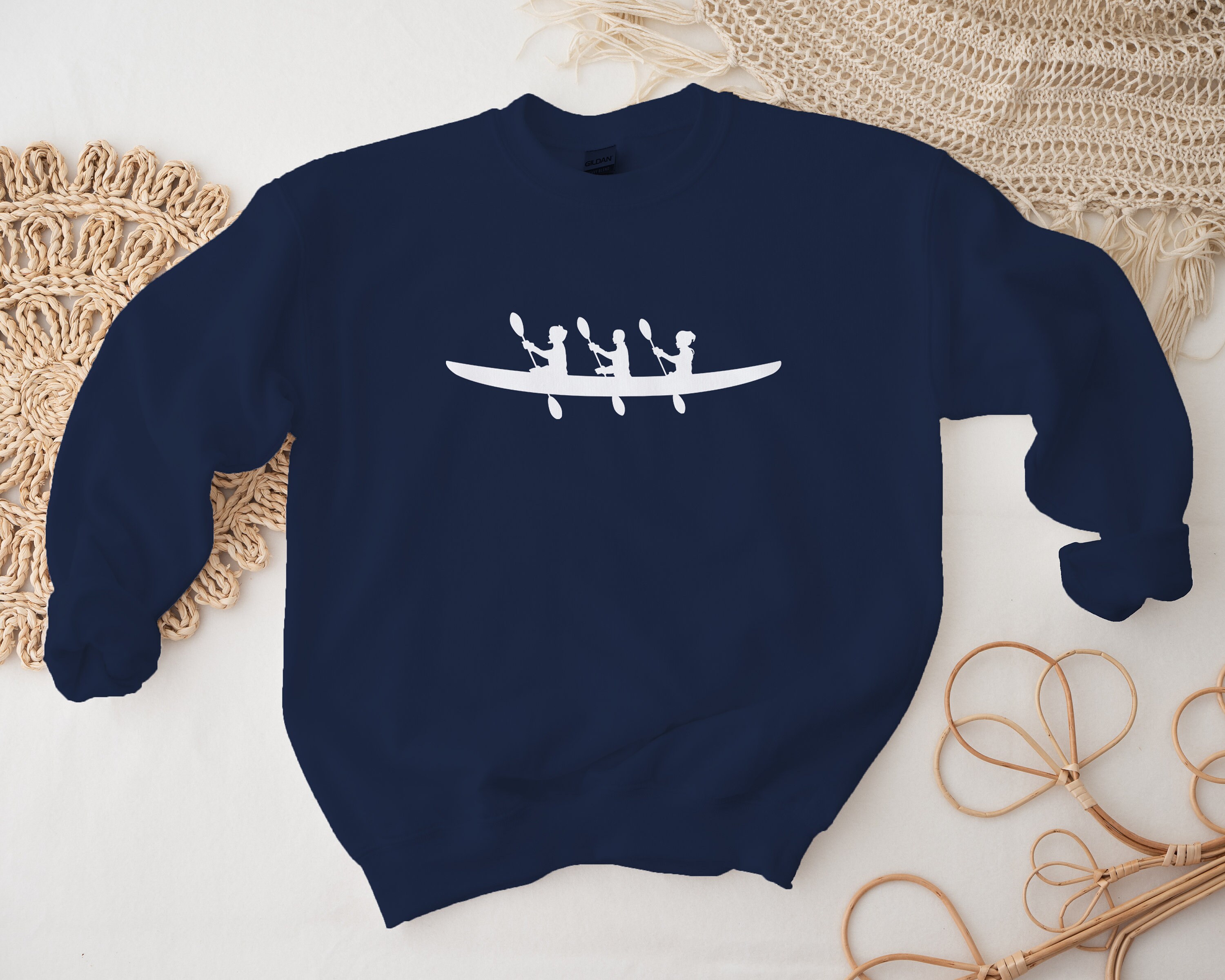Kayak Sweatshirt Kayak Pullover Kayak Clothing Kayak Lover Etsy