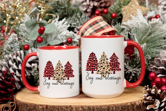 Custom Full Color Printing 11oz White Mugs  Christmas And Holidays 
