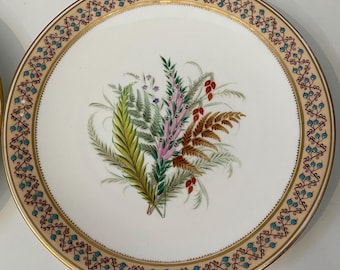 Antique Royal Worcester Reticulated Bowl: 'empress' Blush Ivory