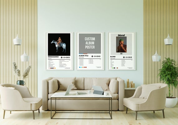 Custom Album Poster Album Art Posters Gift Idea Music - Etsy