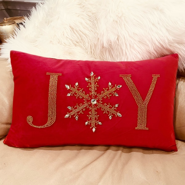 Joy Pillow Etsy