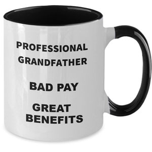 Mug grandpa funny, gift grandpa funny, grandpa love gift, gift to grandpa from family, great grandpa funny gift, grandpa special gift,