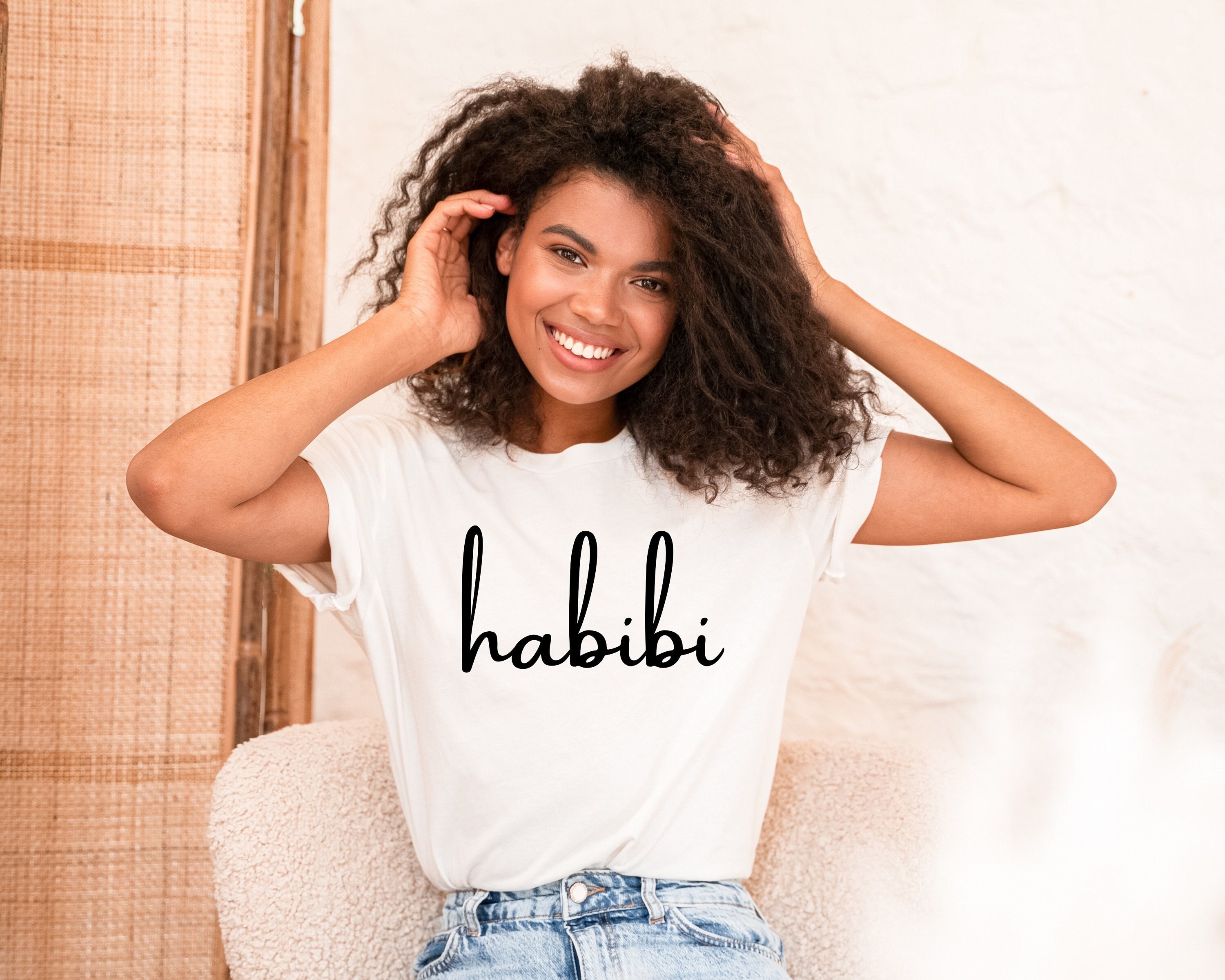Habibi Arabic Writing Unisex T-shirt 