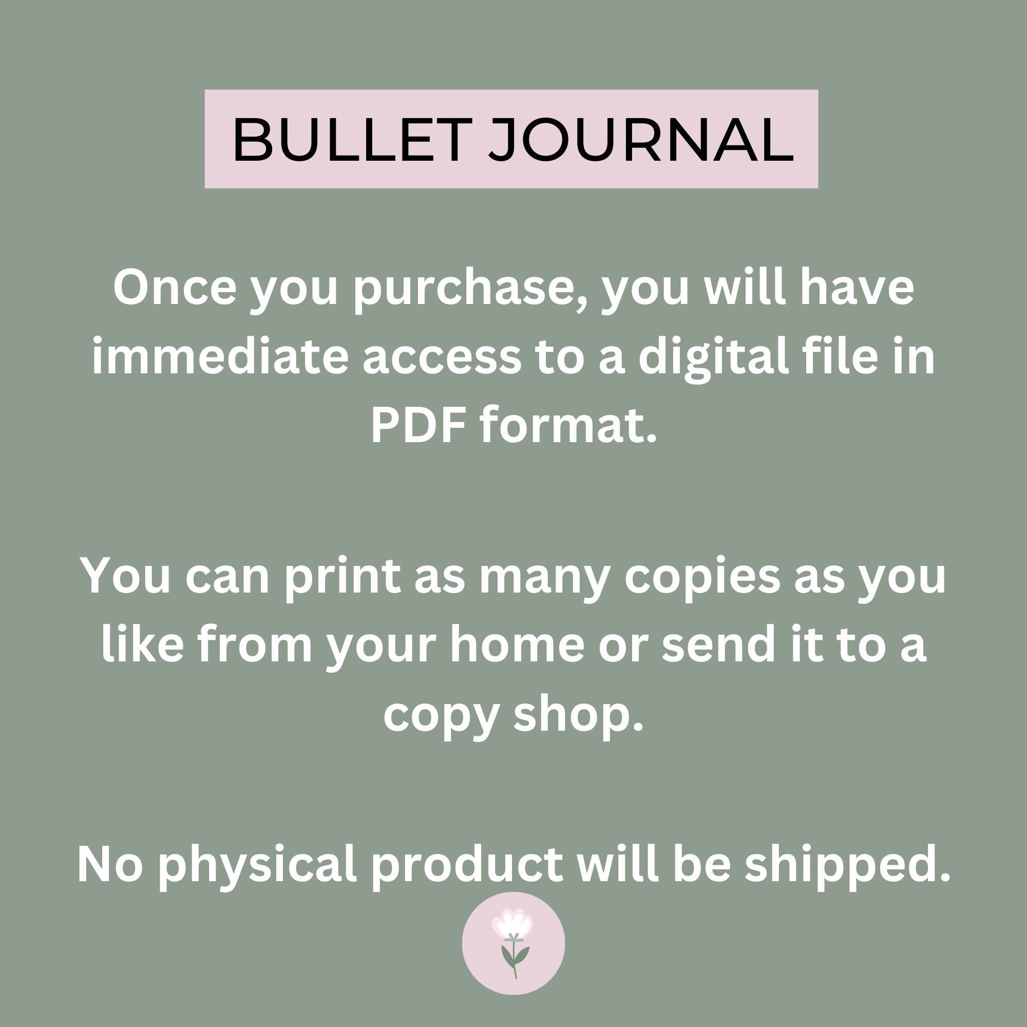 Printable Bullet Journal Bullet Journal Mood Tracker Habit Tracker ...