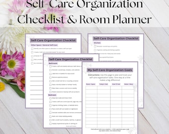 Decluttering Checklist Printable | Home Organization Planner | Room Cleaning Checklist | Home Reset PDF