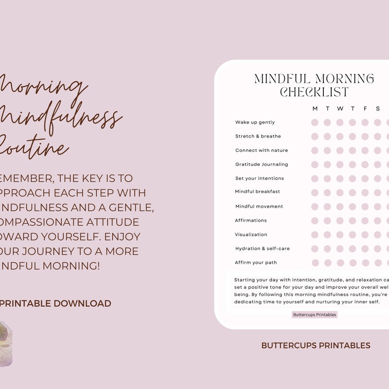 Morning Routine - Etsy