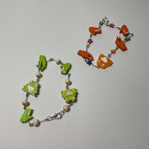 Dsi 3ds Flipnote studio frog handmade charms bracelet jewelry