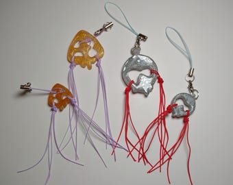 Pendentifs médaillons coupés profonds Splatoon 3