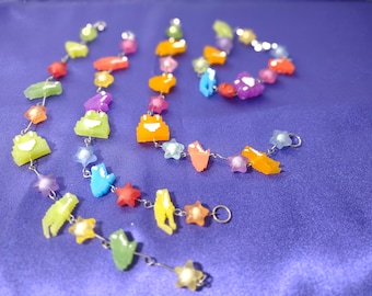 Dsi 3ds Flipnote studio frog handmade charms bracelet jewelry gift for them