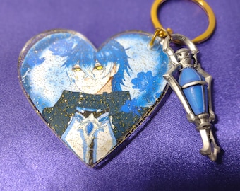 Genshin flins chudomirovich kyryll acrylic handmade keychain with lamp