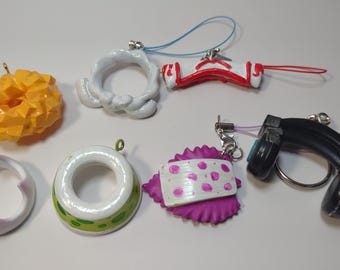 Splatoon 2-3 Idol hat keychains for backpacks and collections