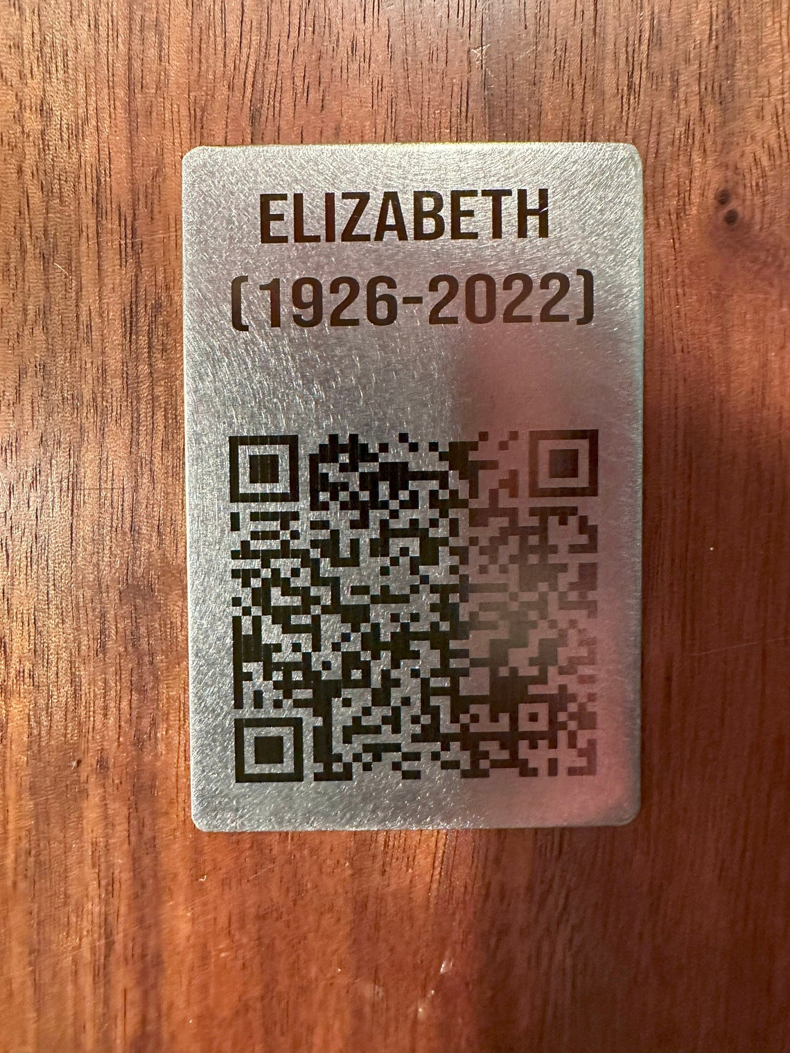 Stainless Steel QR Codes for Headstones Etsy
