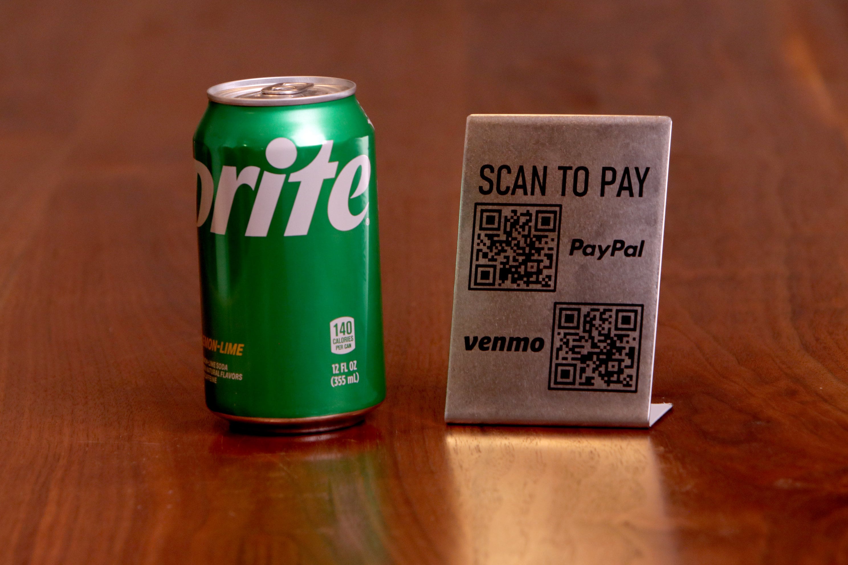 Customizable Stainless Steel QR Code Stand for Restaurants - Etsy