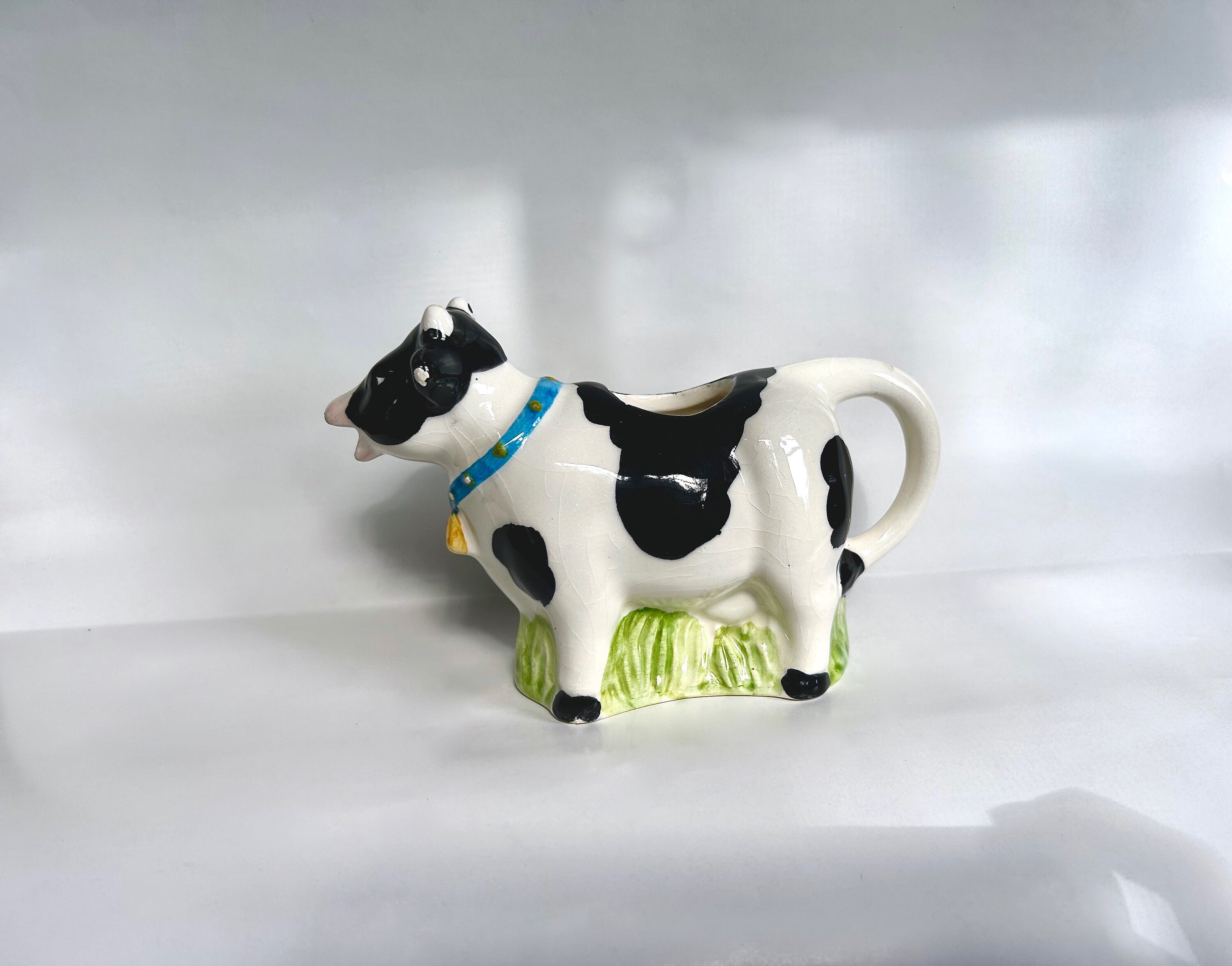 Vintage Cow Creamer and Sugar Set Etsy