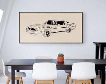 Muscle Car Digital Art | Grunge Car | Chevy | Camero | Sports Car | Download