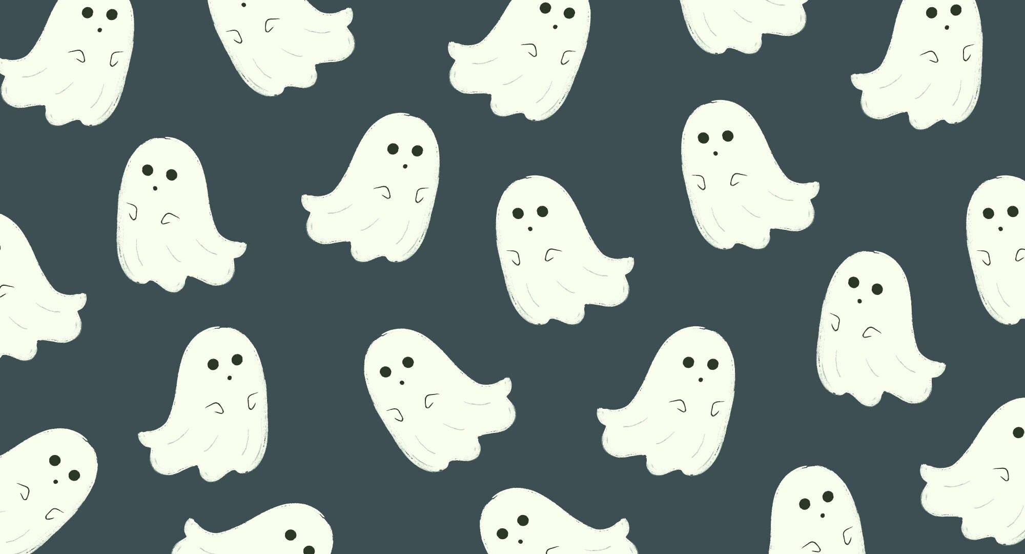 Cute Ghosts Halloween Desktop Background Etsy Cute Ghosts Halloween Desktop Background Etsy