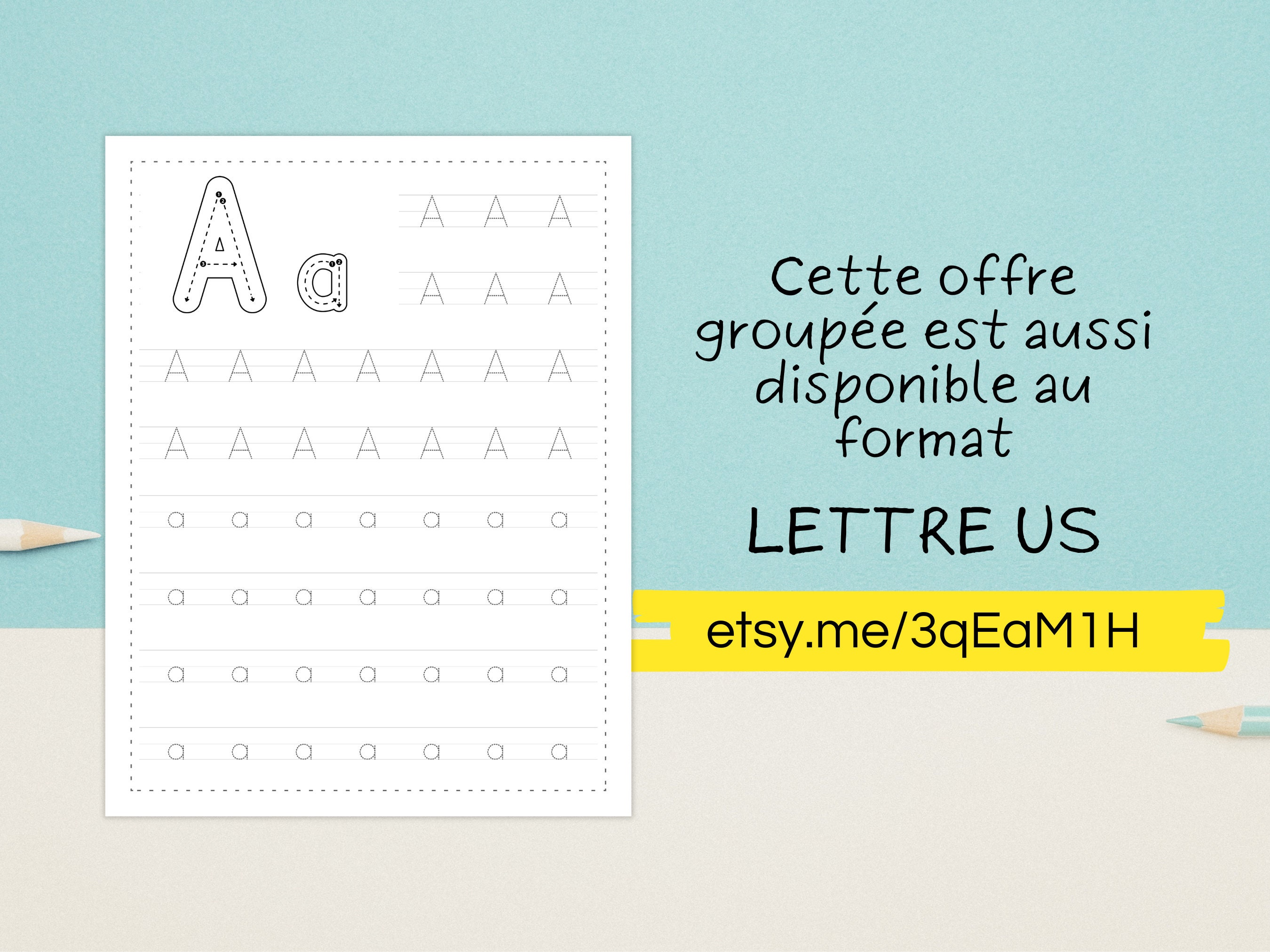 106 Printable Practice Sheets Learning to Draw Letters From A to Z A4