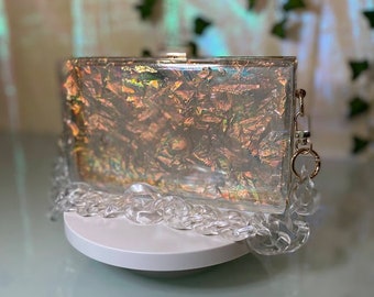 Angel Aura Resin Purse