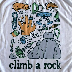 Climb a Rock T-shirt image 2