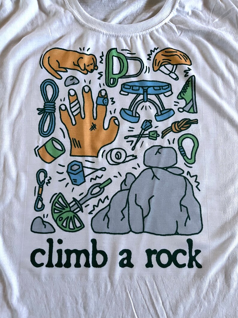 Climb a Rock T-shirt image 2