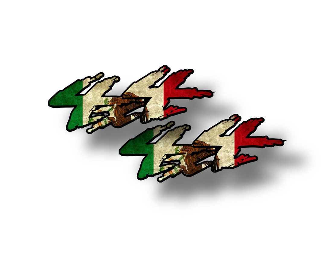 Mexico Flag 4x4 off Road Decal for Trucks Waterproof - Etsy