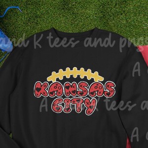 KC Png digital download for dtf sublimation  trendy DTF Sublimation file kansas city football