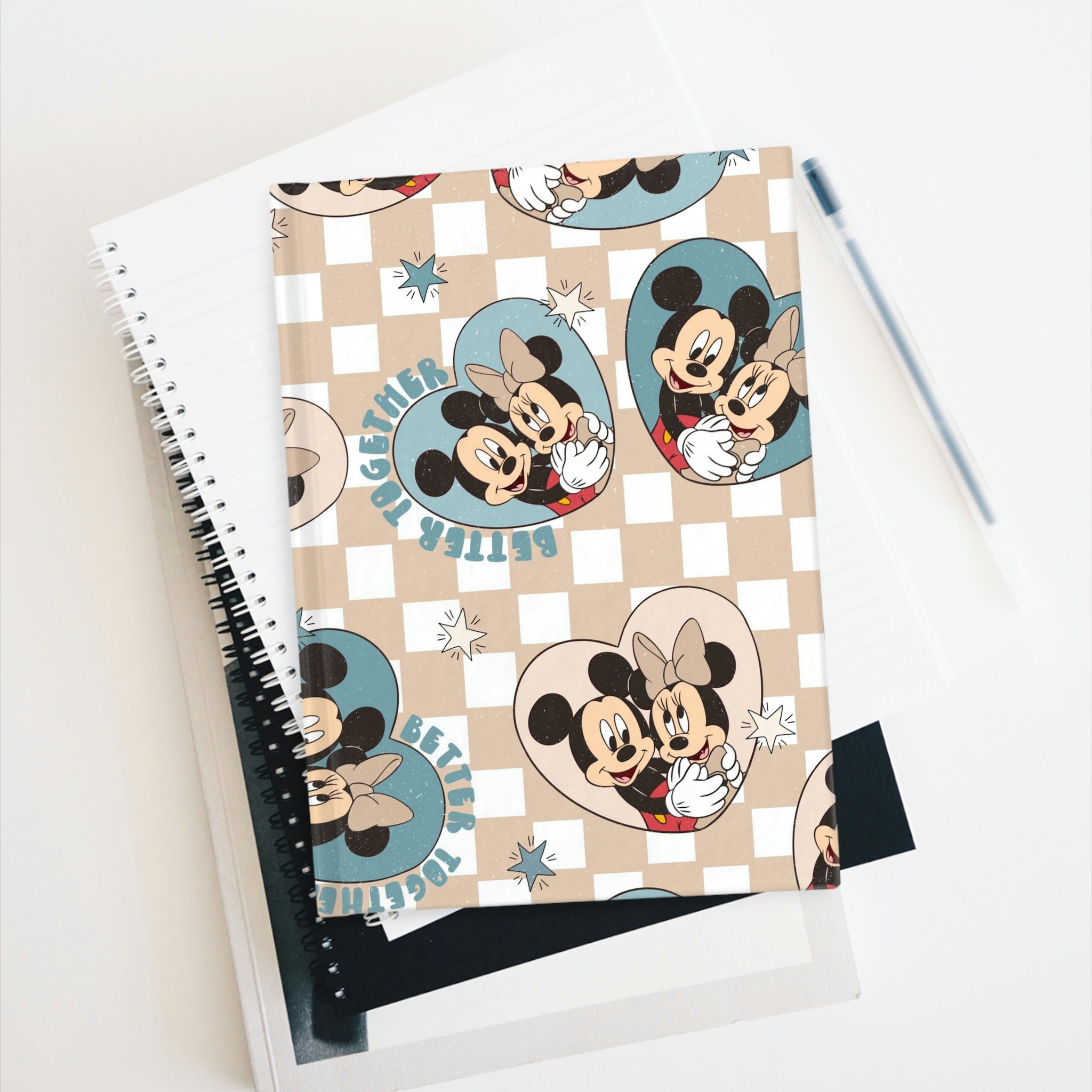 Mickey And Minnie Disney Hardcover Journal