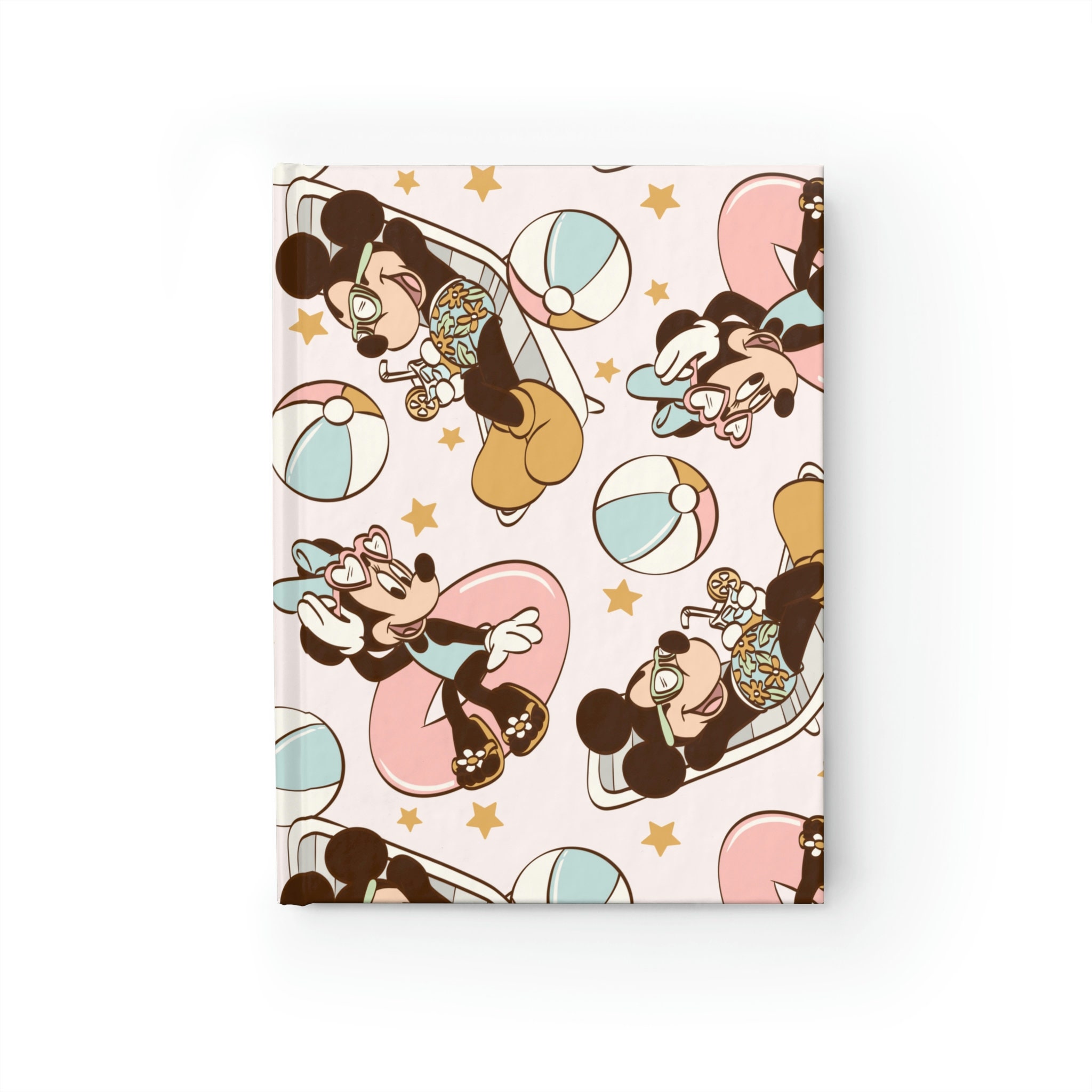 Mickey And Minnie Disney Hardcover Journal