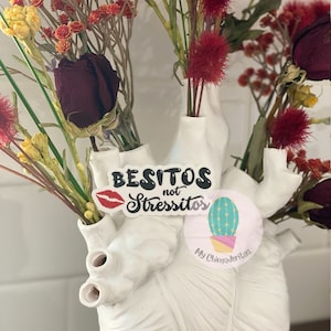 Besitos not Stressitos Sticker | Latinx Sticker | Spanish Sticker