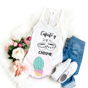 Cafecito y chisme png | spanish t shirt design | funny gift | spanish png