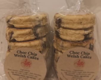 Homemade Chocolate Chip Welsh Cakes (12pk)