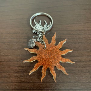 Small Sun Keychain