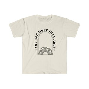 You Are More Than Able Tshirt | Softstyle Tshirt | Worship Tshirt | Elevation Worship Lyrics | Trendy
