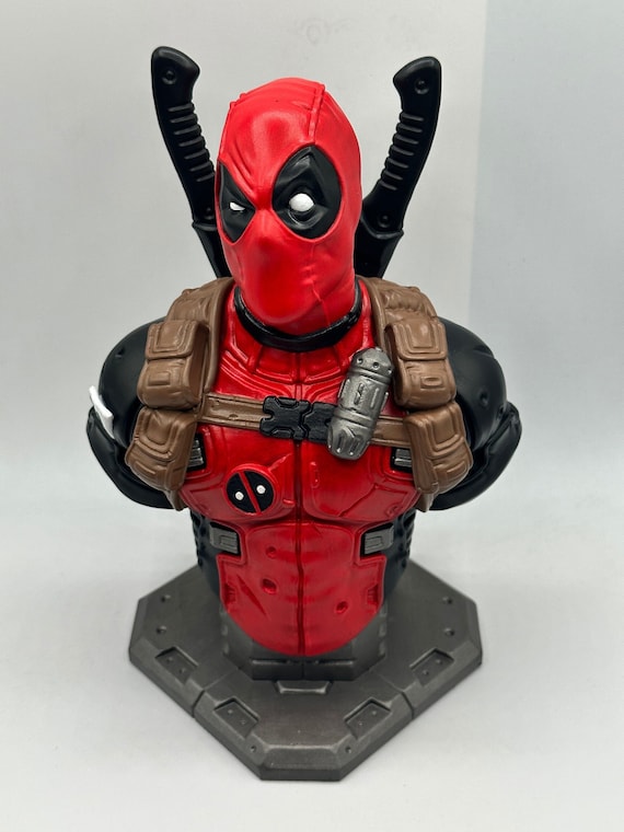 Deadpool Bust (3D Printed) - Etsy