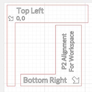 Workspace Alignment Jigs - P2/P2S tool for precise alignment  xTool