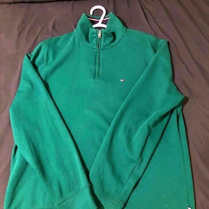 Men’s Tommy Hilfiger, Lg Zip pullover sweater