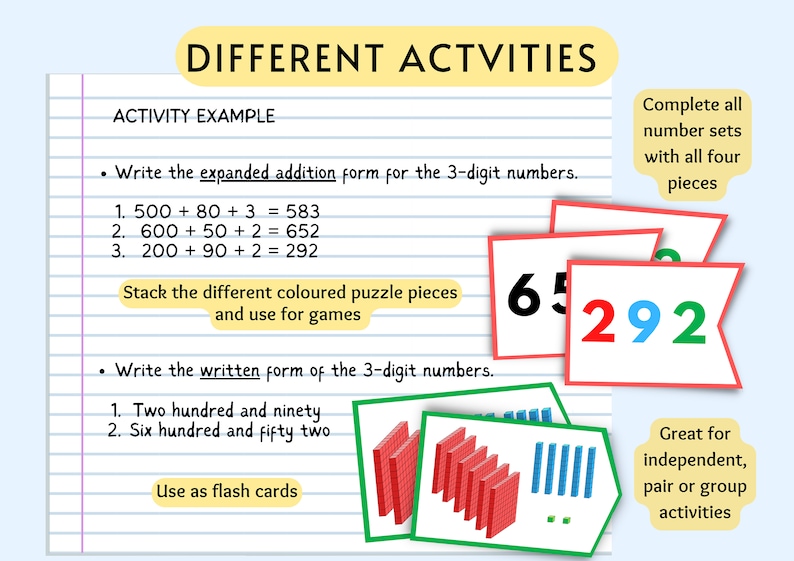 Fun Math Game for Children and Teachers - Place Value Math Puzzle Game ...