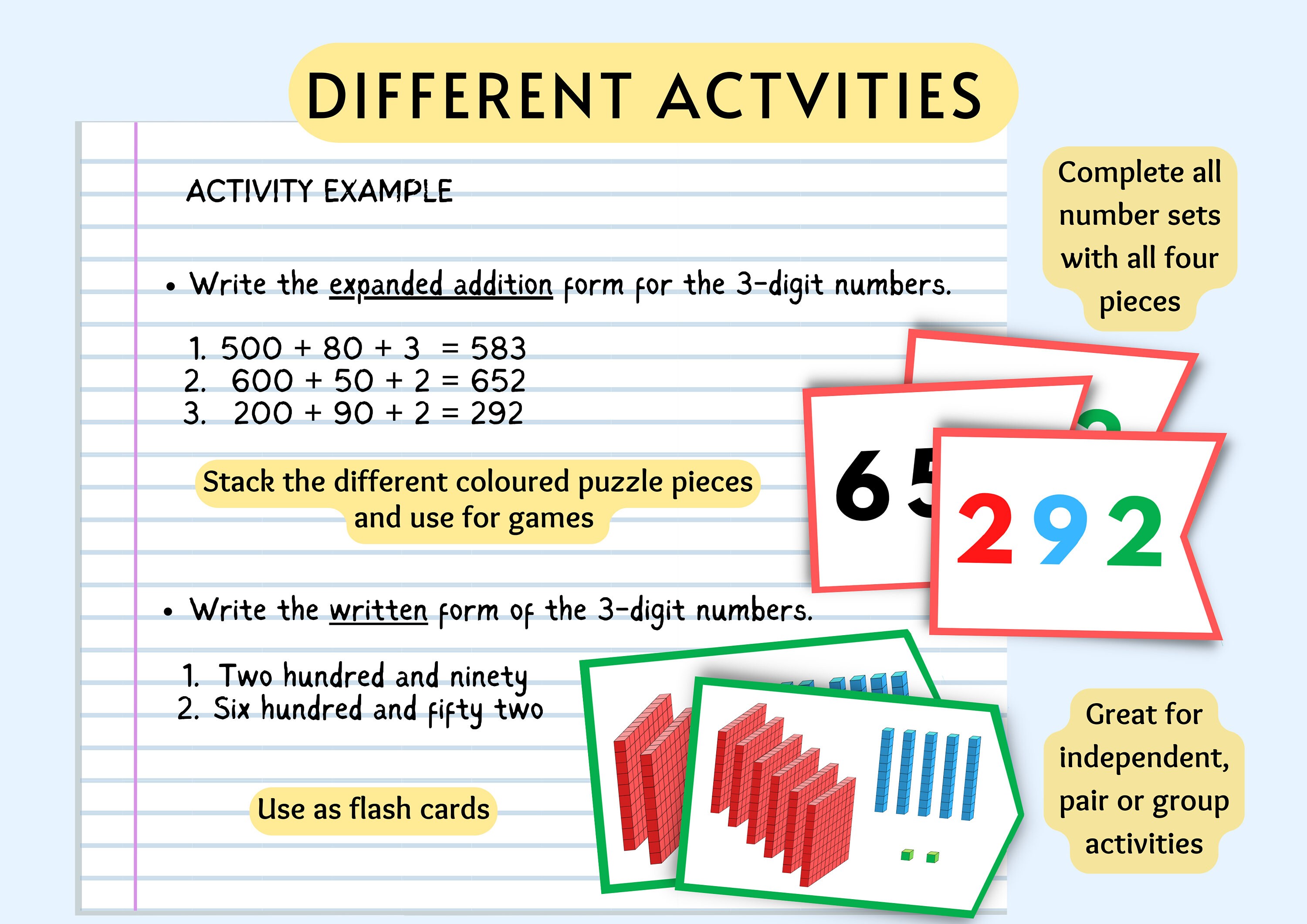 Fun Math Game for Children and Teachers - Place Value Math Puzzle Game ...