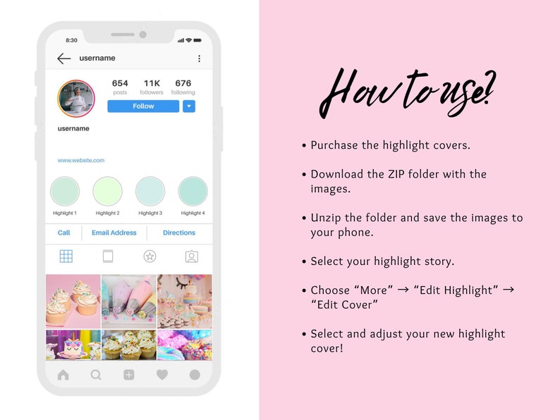 30 Candy Pastel Instagram Highlight Covers Rainbow Bright Pastels IG ...