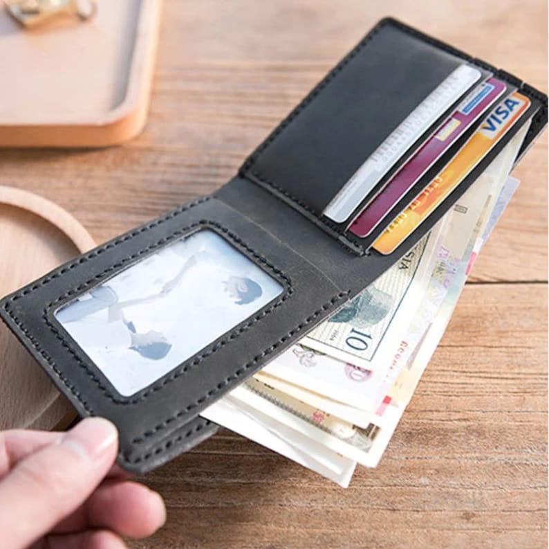 DIY Wallet Kit Personalized Engraving Wallet Customized Etsy